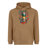 Toasted Coconut Let's get lit Heavyweight Hoodie - FaDigitalArtStudio