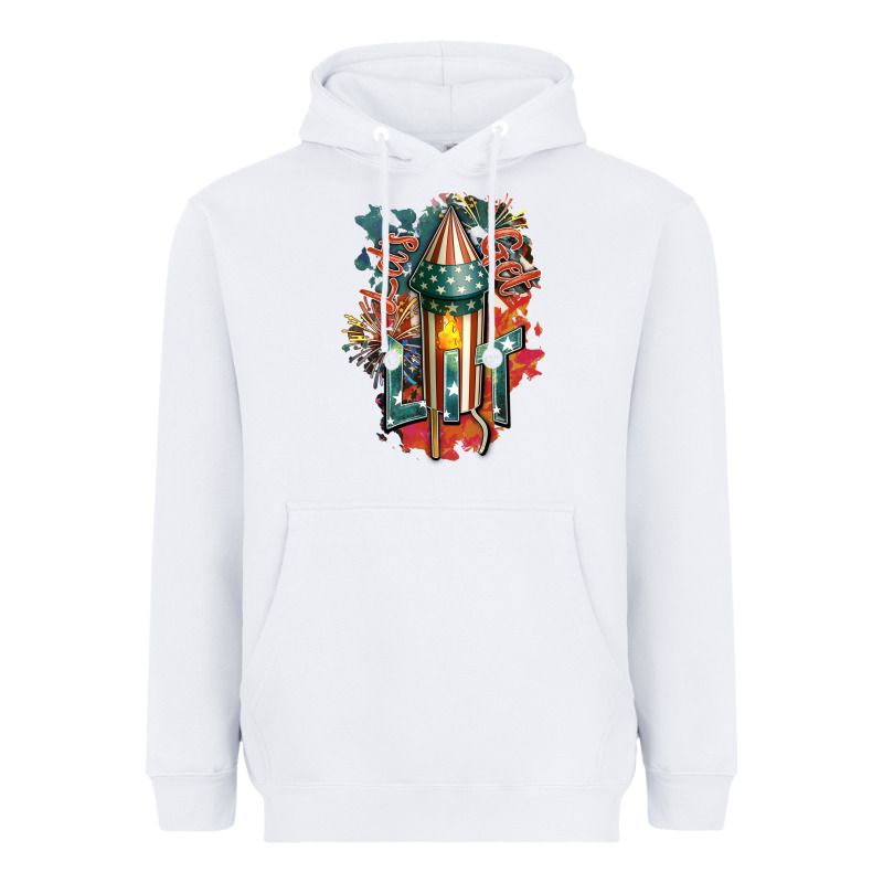 Let's Get Lit Heavyweight Hoodie by FaDigitalArtStudio | Teevron