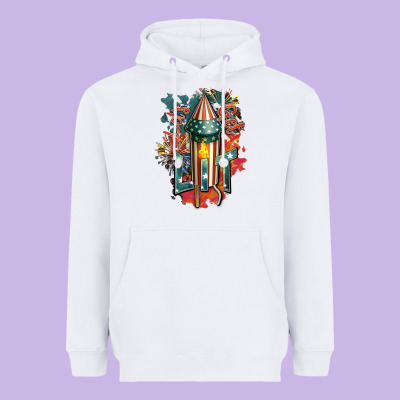 Let's Get Lit Heavyweight Hoodie Designed By Fadigitalartstudio