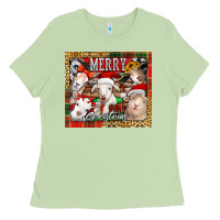 Matcha merry Christmas goats tumbler Ladies Tee - Jasminsmagicworld