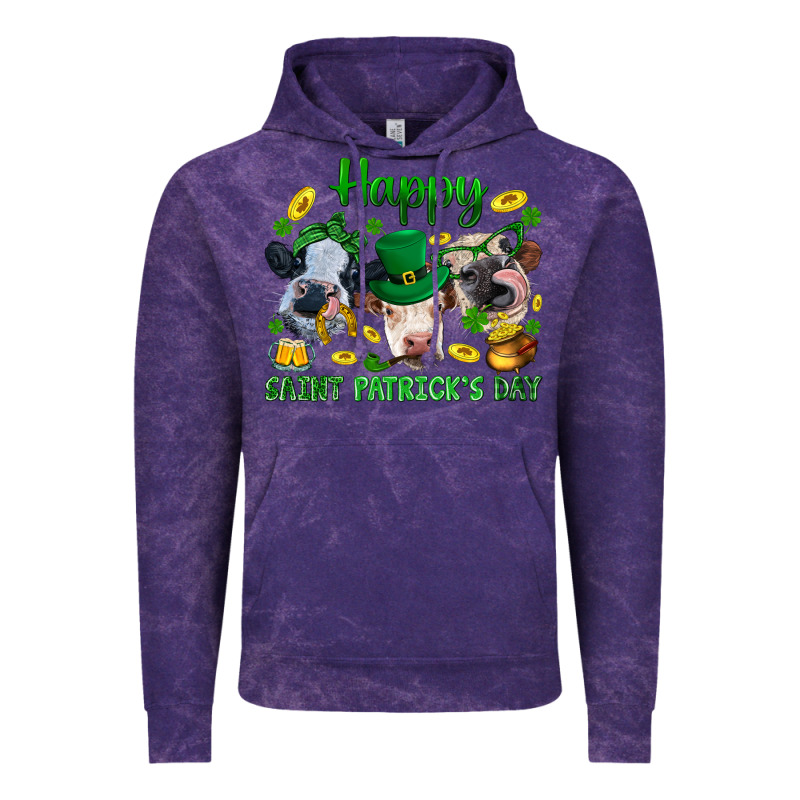 Happy Saint Patrick's Day With Clover Vintage Hoodie by BundleAndBundleShop | Teevron