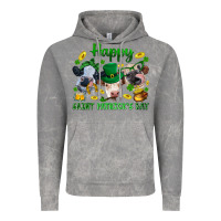 Cloud Rock Happy Saint Patrick'S Day With Clover Vintage Hoodie - BundleAndBundleShop