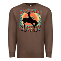 Chestnut American cowboy Premium Sweatshirt - FaDigitalArtStudio