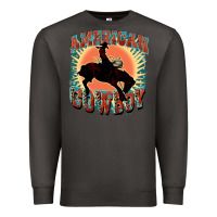 Smoke American cowboy Premium Sweatshirt - FaDigitalArtStudio