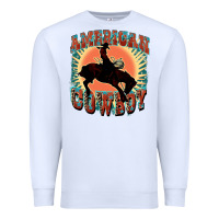 White American cowboy Premium Sweatshirt - FaDigitalArtStudio