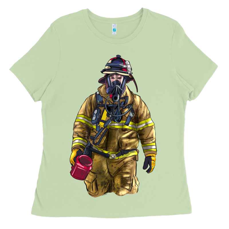 Firefighter Ladies Tee by LillyAllenDesigns | Teevron