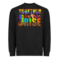Black LGBTQ+ together we rise Heavyweight Sweatshirt - NancyCooperArtShop