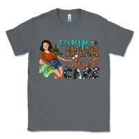 Charcoal Heather Camp Hair Don't Care Classic Tee - BundleAndBundleShop