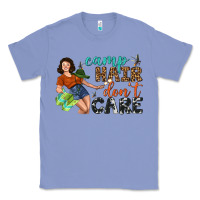 Colony Blue Camp Hair Don't Care Classic Tee - BundleAndBundleShop