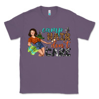 Lavender Camp Hair Don't Care Classic Tee - BundleAndBundleShop