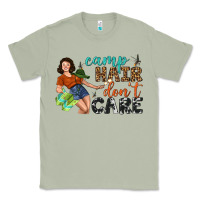 Matcha Camp Hair Don't Care Classic Tee - BundleAndBundleShop