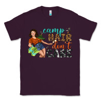 Plum Camp Hair Don't Care Classic Tee - BundleAndBundleShop