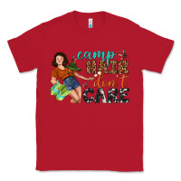 Red Camp Hair Don't Care Classic Tee - BundleAndBundleShop