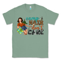 Sage Camp Hair Don't Care Classic Tee - BundleAndBundleShop