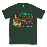 Sports Green Camp Hair Don't Care Classic Tee - BundleAndBundleShop