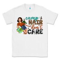 White Camp Hair Don't Care Classic Tee - BundleAndBundleShop