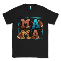 Black American Football Mama Mother's Day Classic Tee - LillyAllenDesigns
