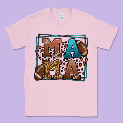 American Football Mama Mother's Day Classic Tee Designed By Lillyallendesigns