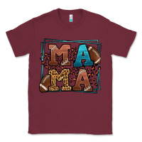 Burgundy American Football Mama Mother's Day Classic Tee - LillyAllenDesigns