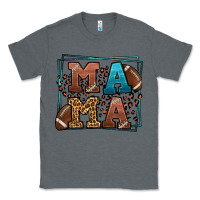 Charcoal Heather American Football Mama Mother's Day Classic Tee - LillyAllenDesigns