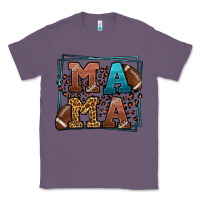 Lavender American Football Mama Mother's Day Classic Tee - LillyAllenDesigns