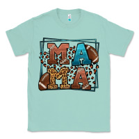 Seafoam American Football Mama Mother's Day Classic Tee - LillyAllenDesigns