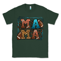 Sports Green American Football Mama Mother's Day Classic Tee - LillyAllenDesigns