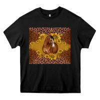 Black horse Heavy Core Tee - BarkalooDesign