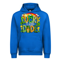 Cobalt Lucky Little Dude Urban Hoodie - CowhideDigitalArt