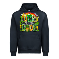 Navy Lucky Little Dude Urban Hoodie - CowhideDigitalArt