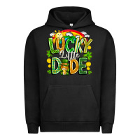 Pigment Black Lucky Little Dude Urban Hoodie - CowhideDigitalArt