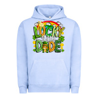 Pigment Grape Ice Lucky Little Dude Urban Hoodie - CowhideDigitalArt