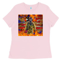 Bubblegum Pink Western Firefighter With American Ladies Tee - LillyAllenDesigns
