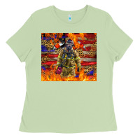 Matcha Western Firefighter With American Ladies Tee - LillyAllenDesigns