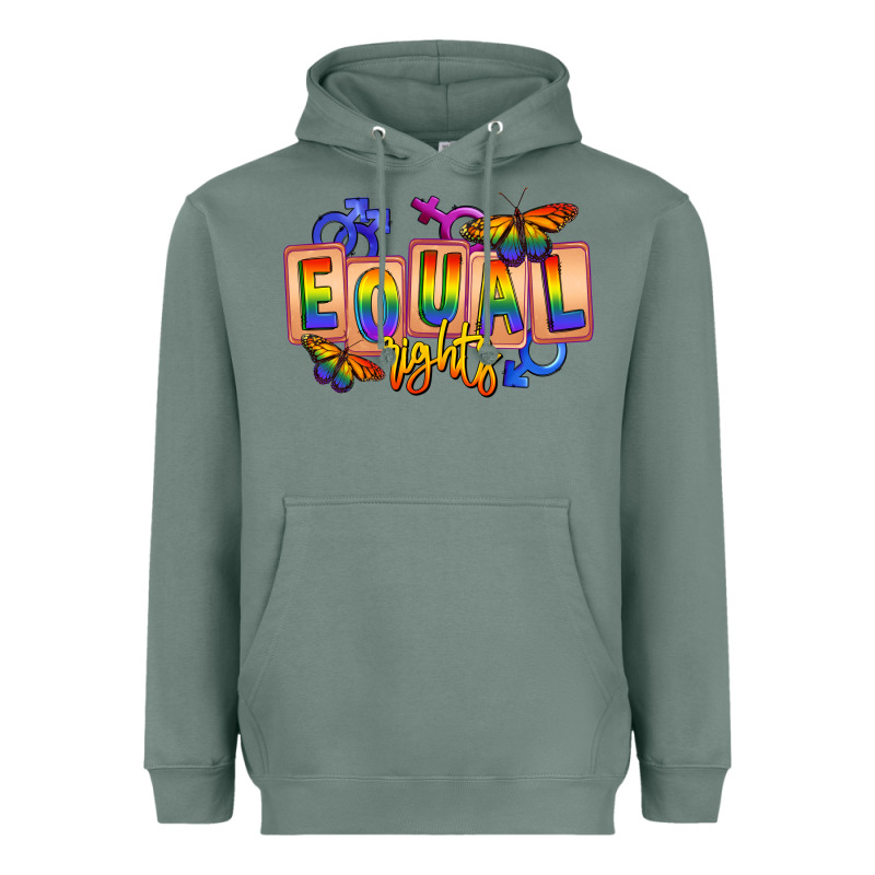 Equal Rights Heavyweight Hoodie by FaDigitalArtStudio | Teevron