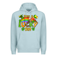 Blue Mist St. Patrick's Have a lucky day Premium Hoodie - OliviaCreatesArt