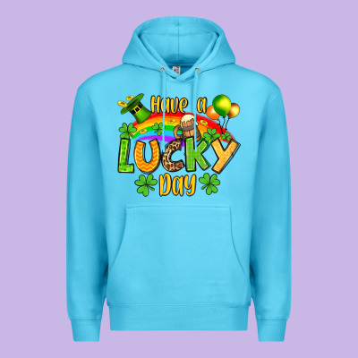 St. Patrick's Have A Lucky Day Premium Hoodie Designed By Oliviacreatesart