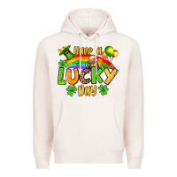 Pale Pink St. Patrick's Have a lucky day Premium Hoodie - OliviaCreatesArt