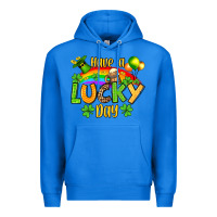 True Royal St. Patrick's Have a lucky day Premium Hoodie - OliviaCreatesArt