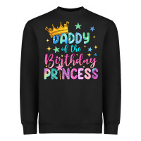 Black daddy of the birthday princess Heavyweight Sweatshirt - NancyCooperArtShop