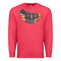 Cardinal American junkie 4th of july Premium Sweatshirt - FaDigitalArtStudio