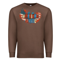 Chestnut American junkie 4th of july Premium Sweatshirt - FaDigitalArtStudio