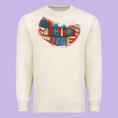 American Junkie 4th Of July Premium Sweatshirt Designed By Fadigitalartstudio
