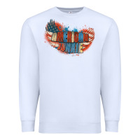 White American junkie 4th of july Premium Sweatshirt - FaDigitalArtStudio