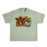 Oil Green sunflower coffee cup red angus gemstone Urban Heavy Tee - JahusDesignShop