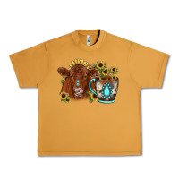 Peanut Butter sunflower coffee cup red angus gemstone Urban Heavy Tee - JahusDesignShop