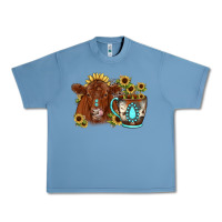 Pebble Blue sunflower coffee cup red angus gemstone Urban Heavy Tee - JahusDesignShop