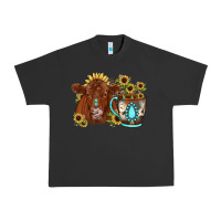 Pigment Black sunflower coffee cup red angus gemstone Urban Heavy Tee - JahusDesignShop