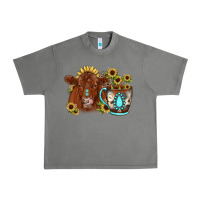 Tornado sunflower coffee cup red angus gemstone Urban Heavy Tee - JahusDesignShop