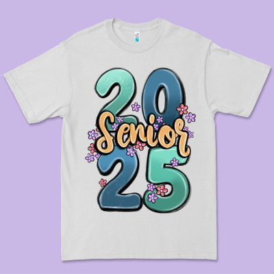Senior 2025 Premium Tee Designed By Maliassmallbusiness